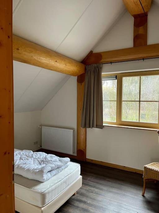 Unieke Houten Villa Met Sauna In Twente - 6P Den Ham Bagian luar foto