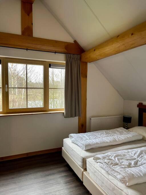 Unieke Houten Villa Met Sauna In Twente - 6P Den Ham Bagian luar foto