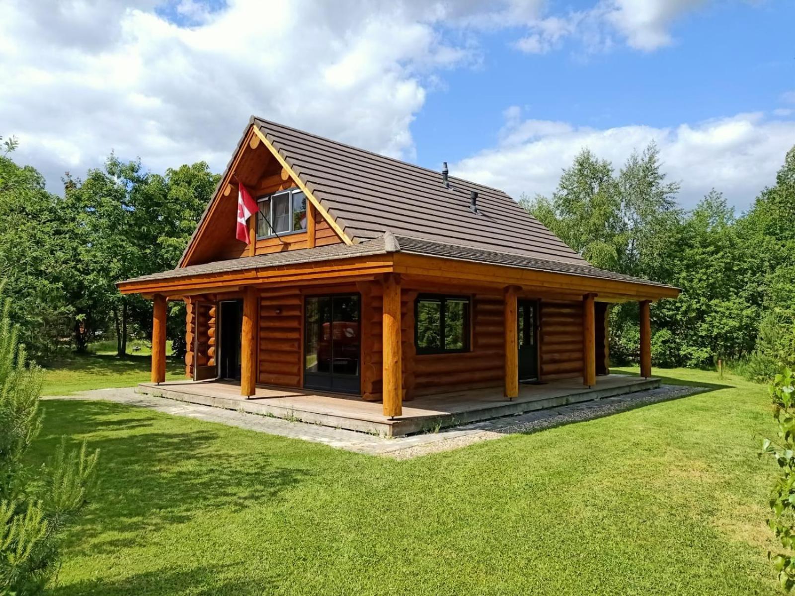 Unieke Houten Villa Met Sauna In Twente - 6P Den Ham Bagian luar foto