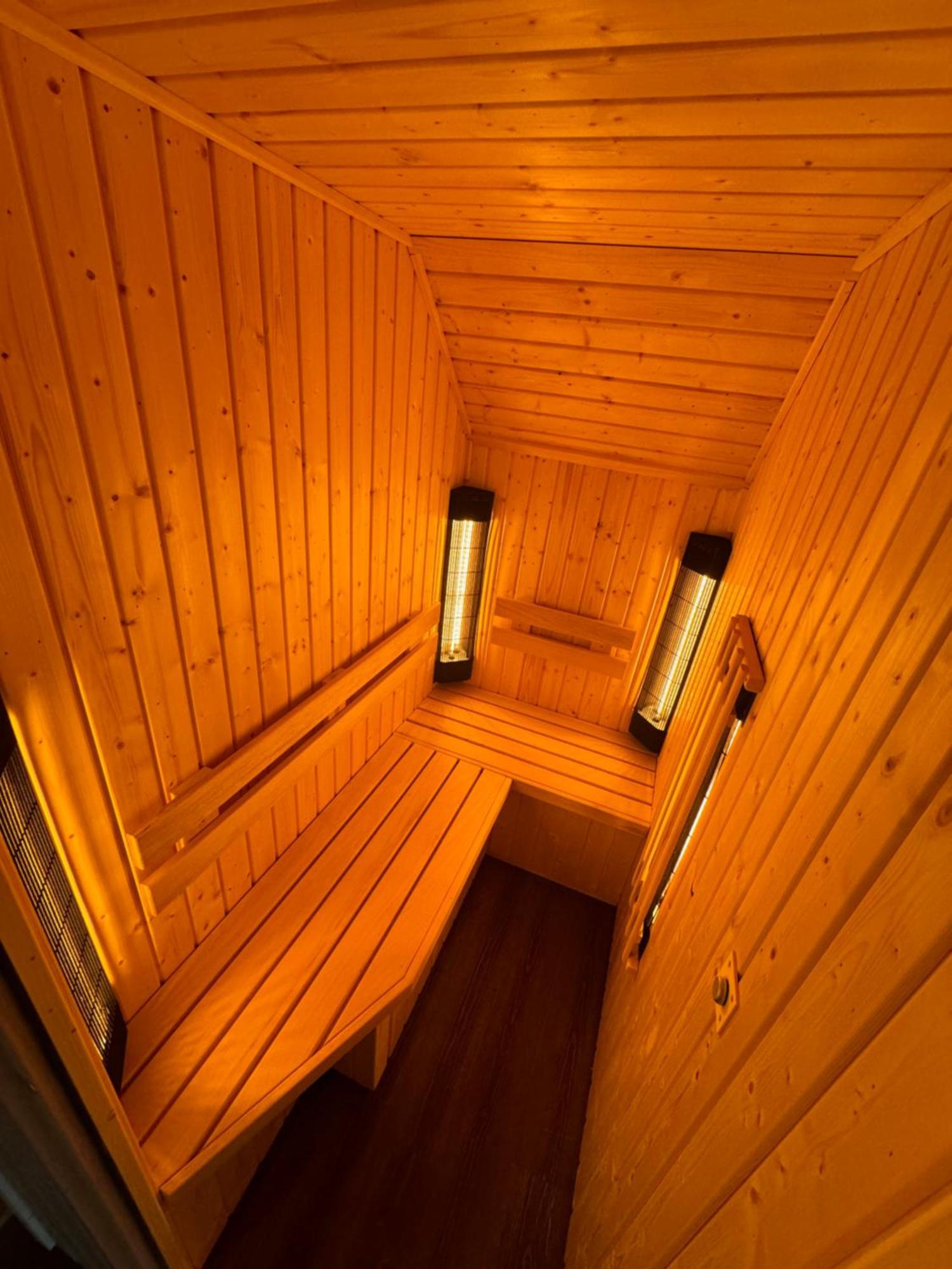 Unieke Houten Villa Met Sauna In Twente - 6P Den Ham Bagian luar foto