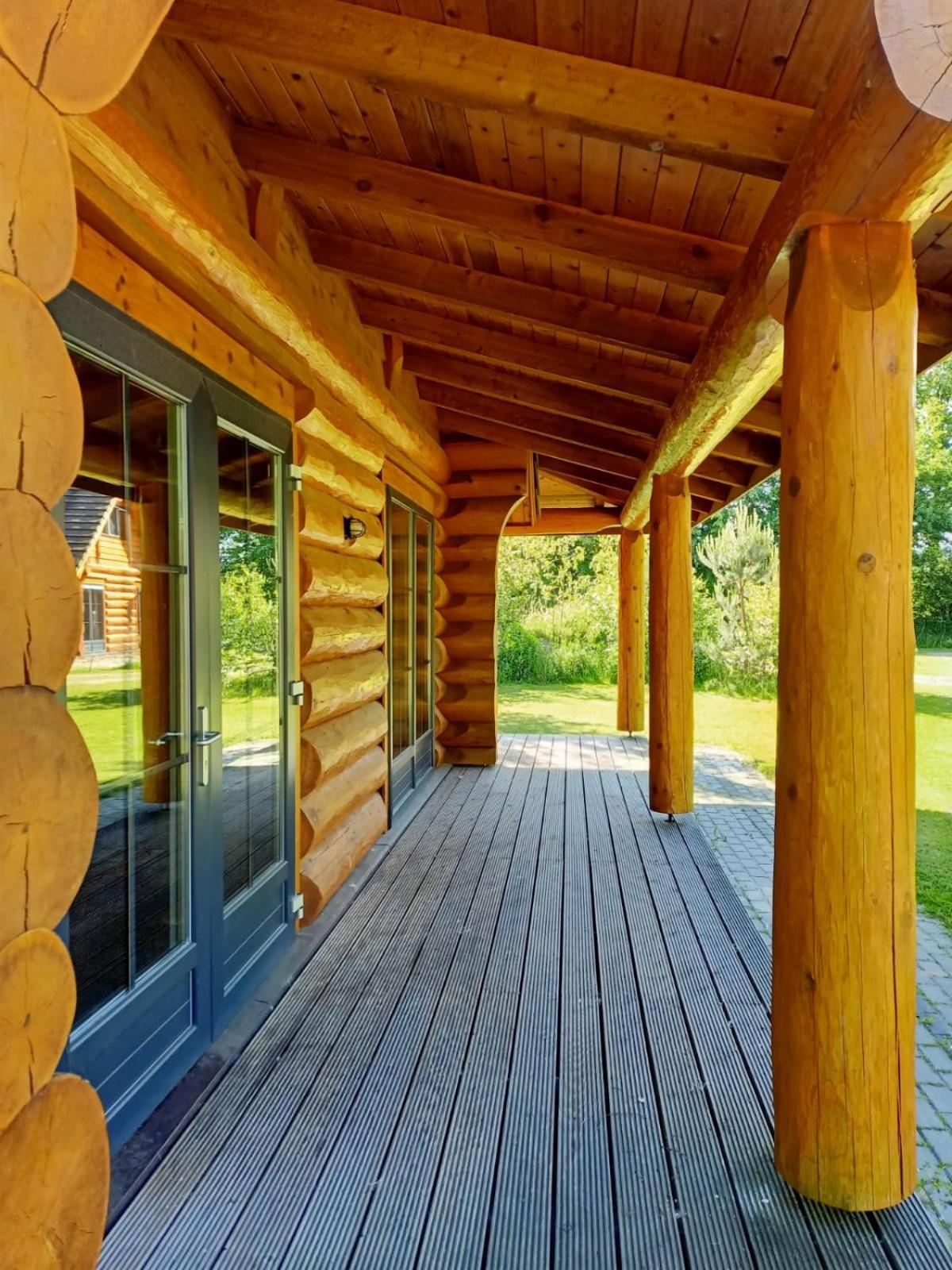 Unieke Houten Villa Met Sauna In Twente - 6P Den Ham Bagian luar foto