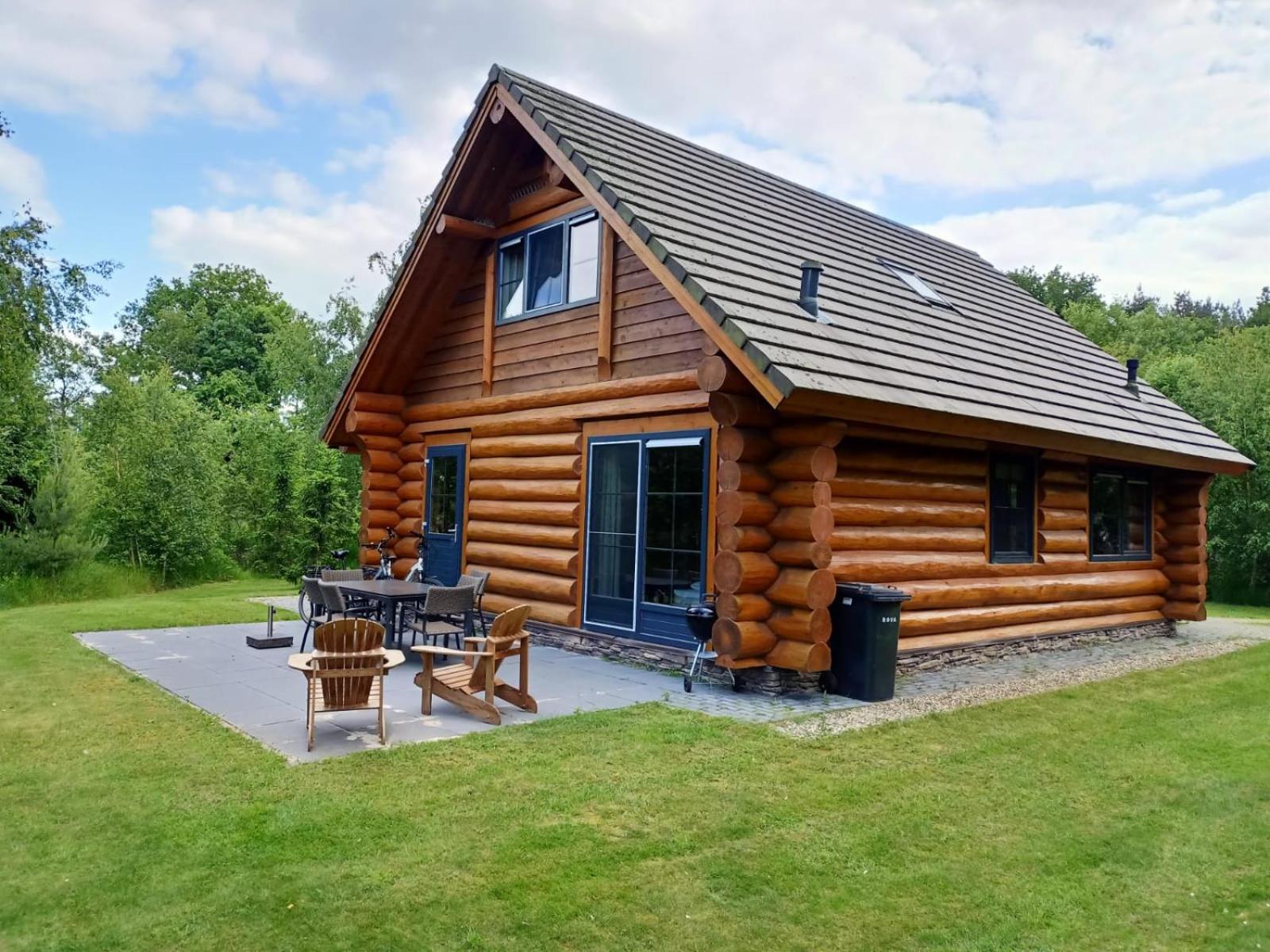 Unieke Houten Villa Met Sauna In Twente - 6P Den Ham Bagian luar foto