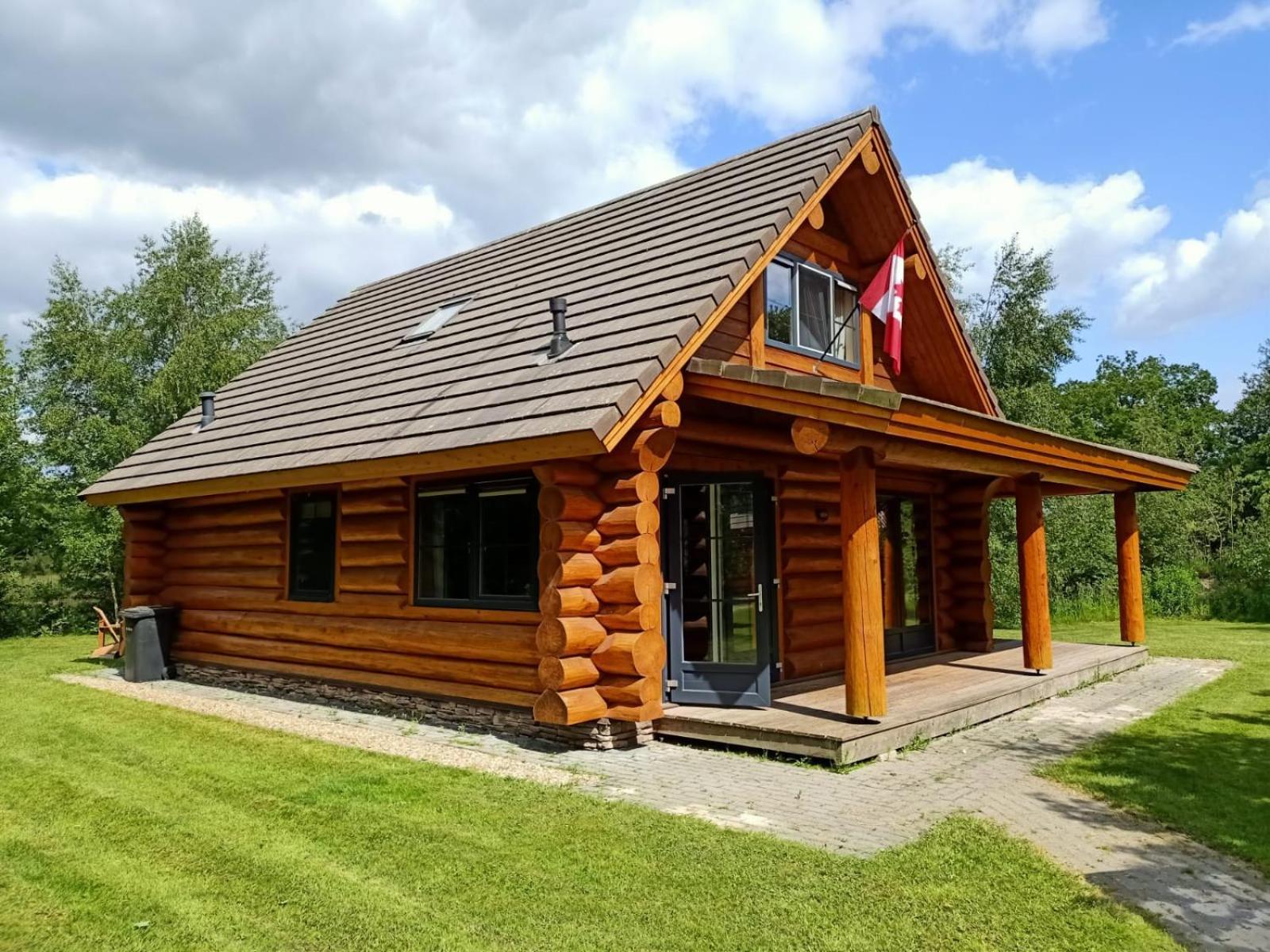 Unieke Houten Villa Met Sauna In Twente - 6P Den Ham Bagian luar foto